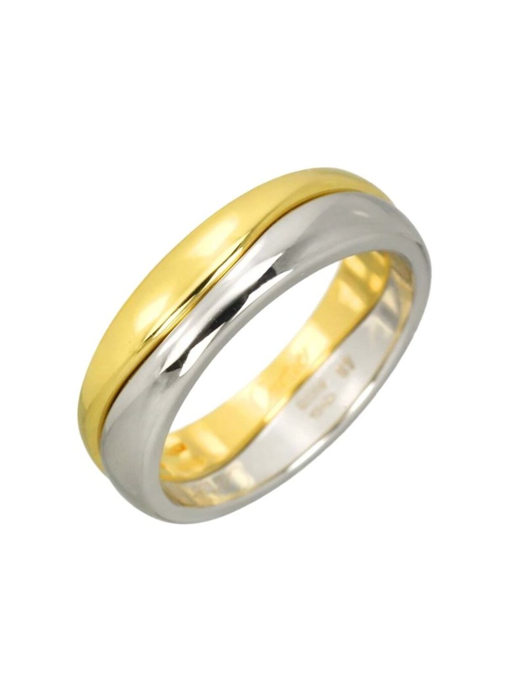 Cartier Love Me 49 Ring 18k Yellow Gold WG White